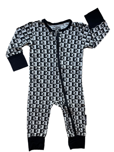 CHECKERED PALM ONESIE