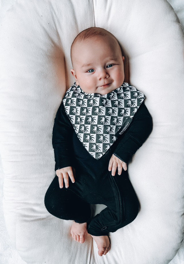 CHECKERED PALM BIB